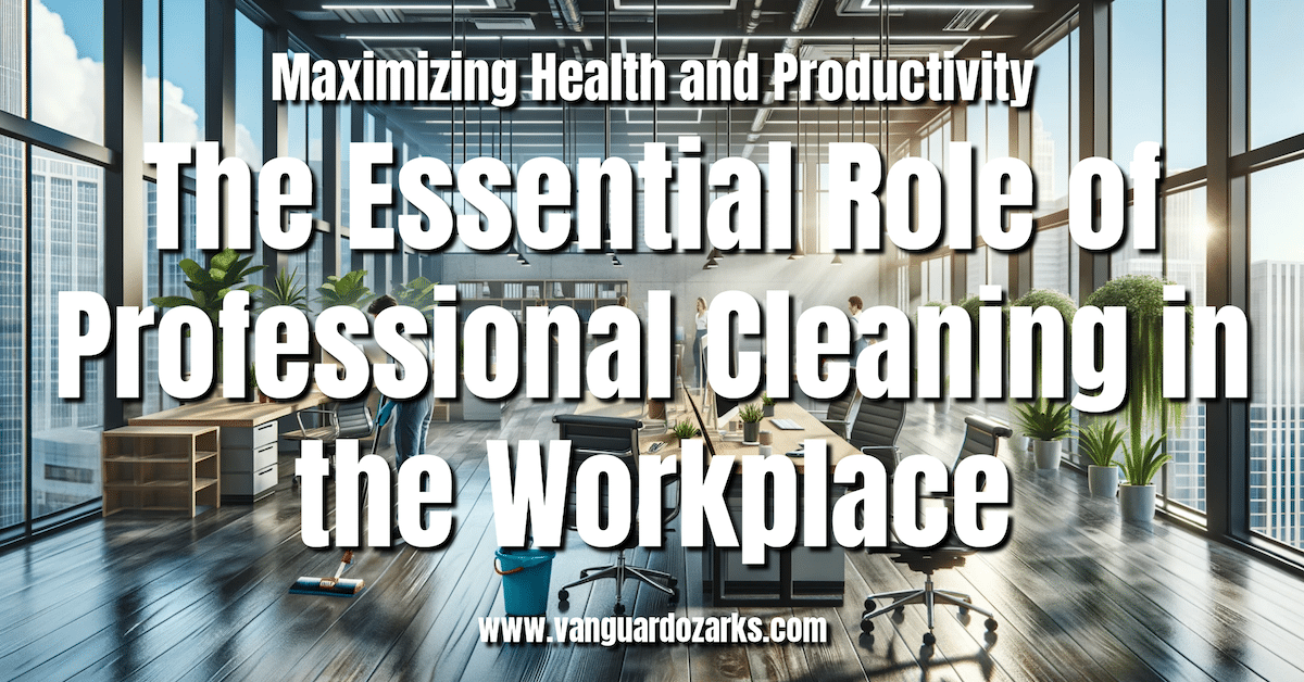 Maximizing Health and Productivity: The Essential Role of Professional Cleaning in the Workplace