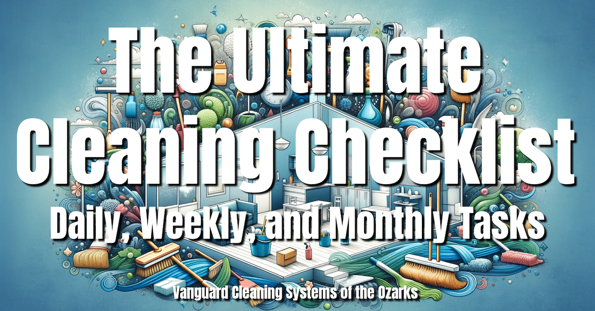 The Ultimate Cleaning Checklist: Daily, Weekly, and Monthly Tasks