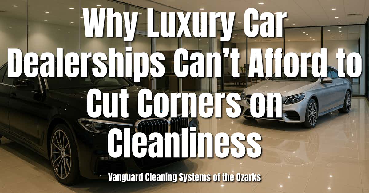 Why Luxury Car Dealerships Can’t Afford to Cut Corners on Cleanliness