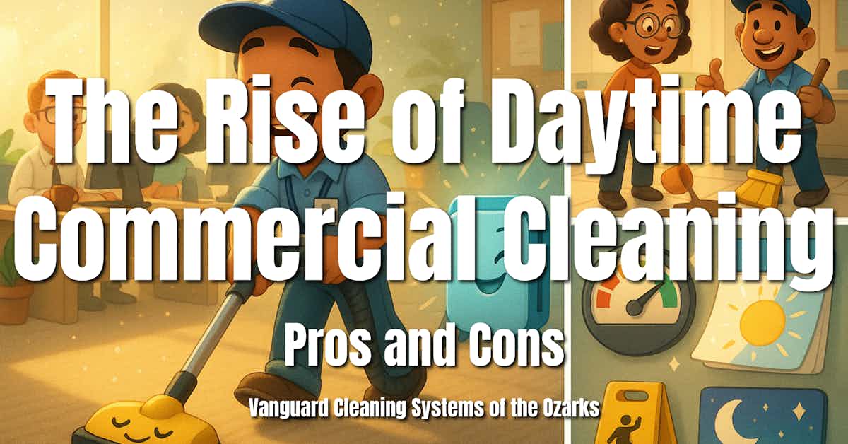 The Rise of Daytime Commercial Cleaning: Pros and Cons
