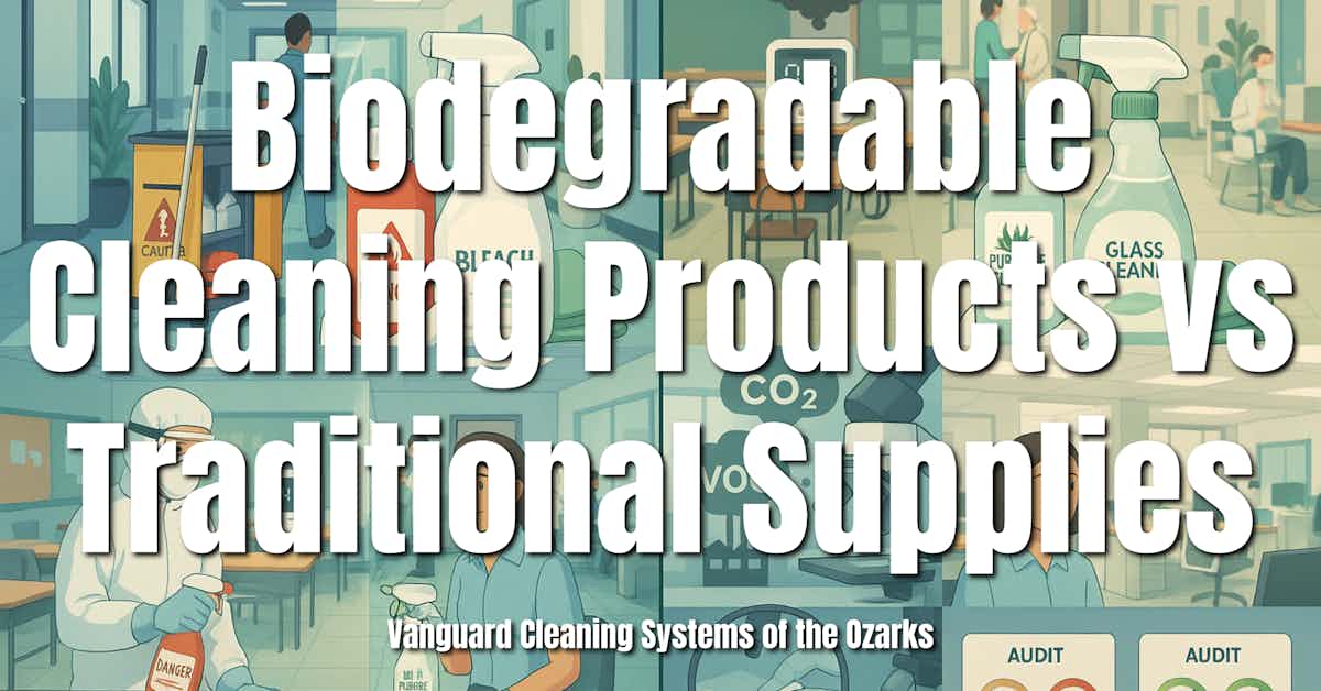 Biodegradable Cleaning Products vs Traditional Supplies